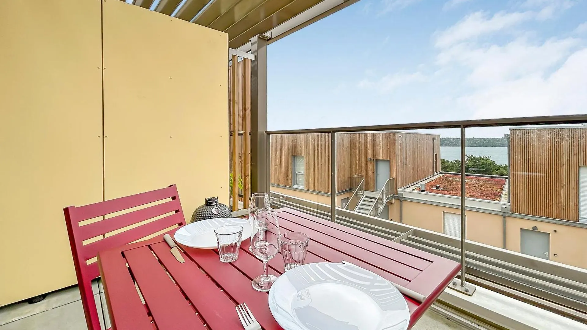 דירה ברסט Appartement Moderne Avec Terrasse Et Vue Mer