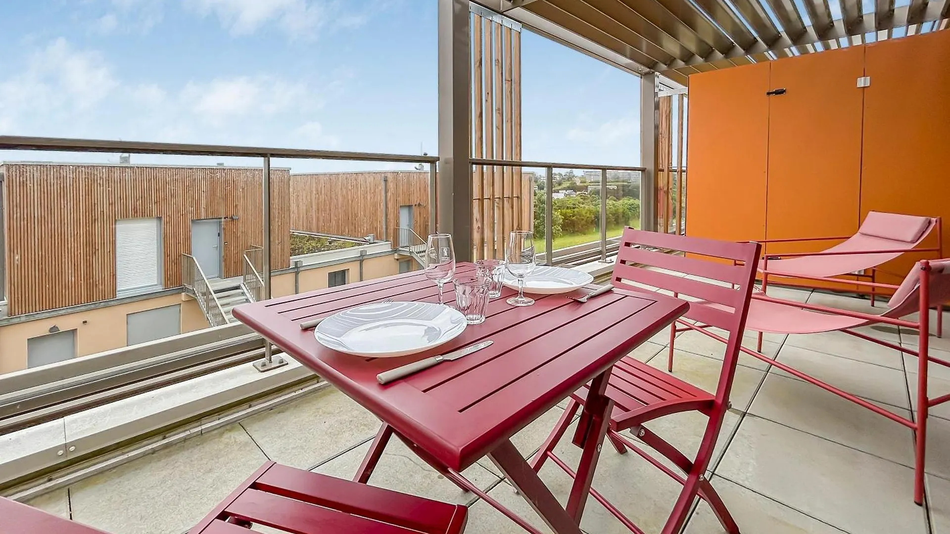 ברסט Appartement Moderne Avec Terrasse Et Vue Mer דירה