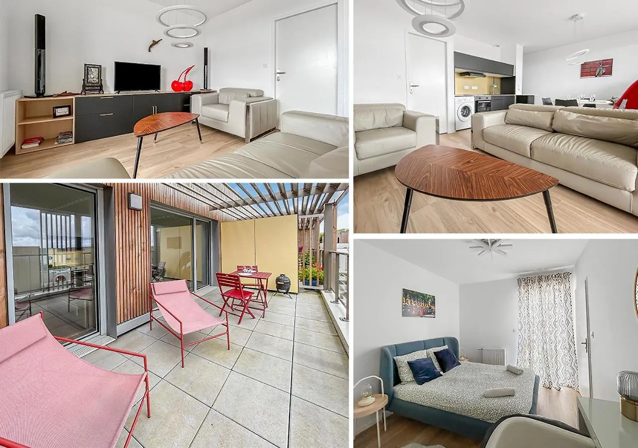 ברסט Appartement Moderne Avec Terrasse Et Vue Mer דירה